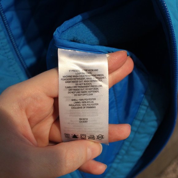 Columbia Vest Quilted And Fleece Blue - Picture 4 of 4